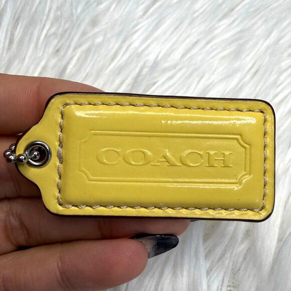 2" COACH Fob Bag Charm Hang tag Hangtag - Picture 1 of 2